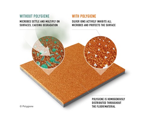 Diagram of how Polygiene works with Flowfresh