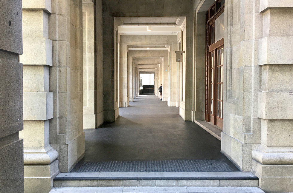 Flowfast Rapid Curing Flooring in Walkway